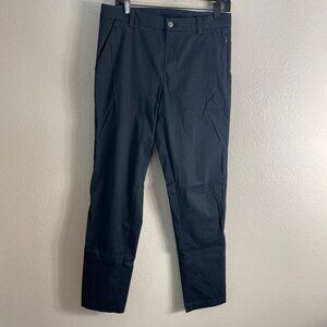 Lululemon Mens 30 Navy Blue Pants Stretch Cotton Blend Casual All Season Trouser